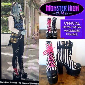 Monster High Screen Worn Boots Frankie Stein Grave Girls Dolls Kill Platforms